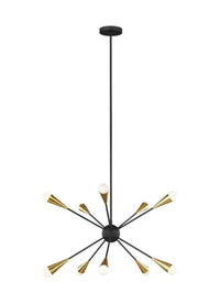 JAX 10 LIGHT MEDIUM CHANDELIER
