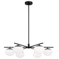 LUNE LARGE 6 LIGHT CHANDELIER - robinsonco.ca