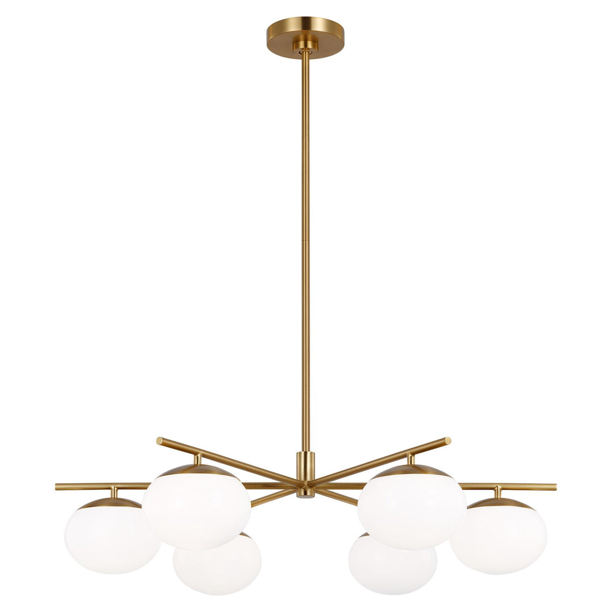 LUNE LARGE 6 LIGHT CHANDELIER