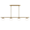LUNE MEDIUM 4 LIGHT LINEAR CHANDELIER - robinsonco.ca