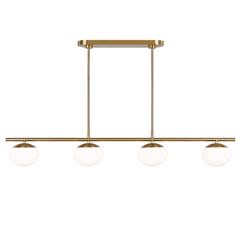 LUNE MEDIUM 4 LIGHT LINEAR CHANDELIER - robinsonco.ca