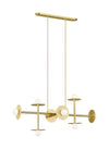 NODES 8 LIGHT LARGE LINEAR CHANDELIER - robinsonco.ca