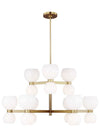 LONDYN 18 LIGHT MEDIUM CHANDELIER