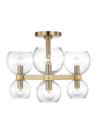 LONDYN 6 LIGHT SEMI FLUSH MOUNT - robinsonco.ca