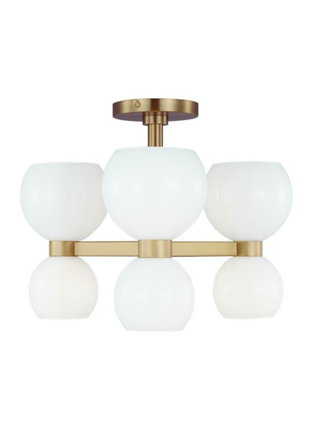 LONDYN 6 LIGHT SEMI FLUSH MOUNT