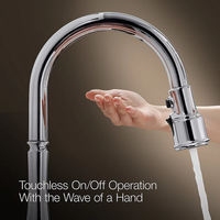 GRAZE® TOUCHLESS PULL-DOWN KITCHEN SINK FAUCET WITH 3-FUNCTION SPRAYHEAD - robinsonco.ca