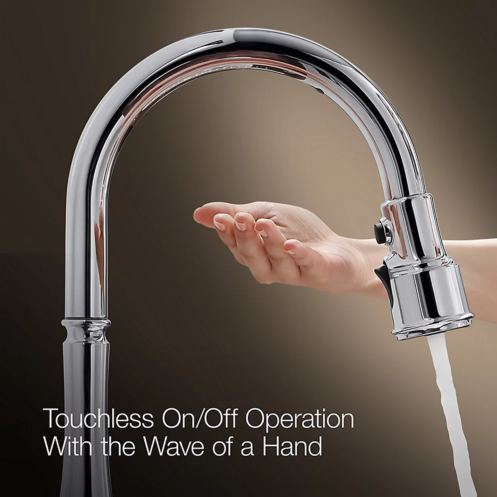 GRAZE® TOUCHLESS PULL-DOWN KITCHEN SINK FAUCET WITH 3-FUNCTION SPRAYHEAD - robinsonco.ca