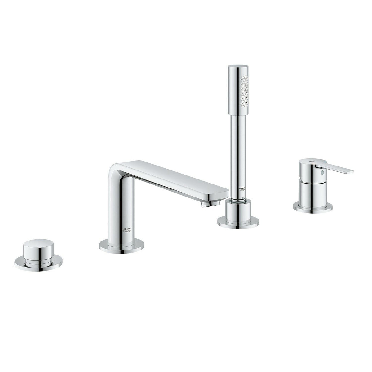 LINEARE 4-HOLE BATHTUB FAUCET WITH HANDSHOWER