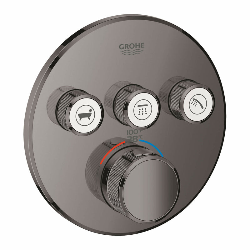 GROHTHERM SMARTCONTROL TRIPLE FUNCTION THERMOSTATIC VALVE TRIM - robinsonco.ca