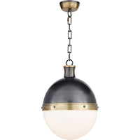 HICKS LARGE PENDANT WITH WHITE GLASS - robinsonco.ca