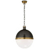 HICKS EXTRA LARGE PENDANT WITH WHITE GLASS - robinsonco.ca