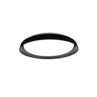 Kuzco Hampton 21 inch LED flush mount ceiling light in black finish