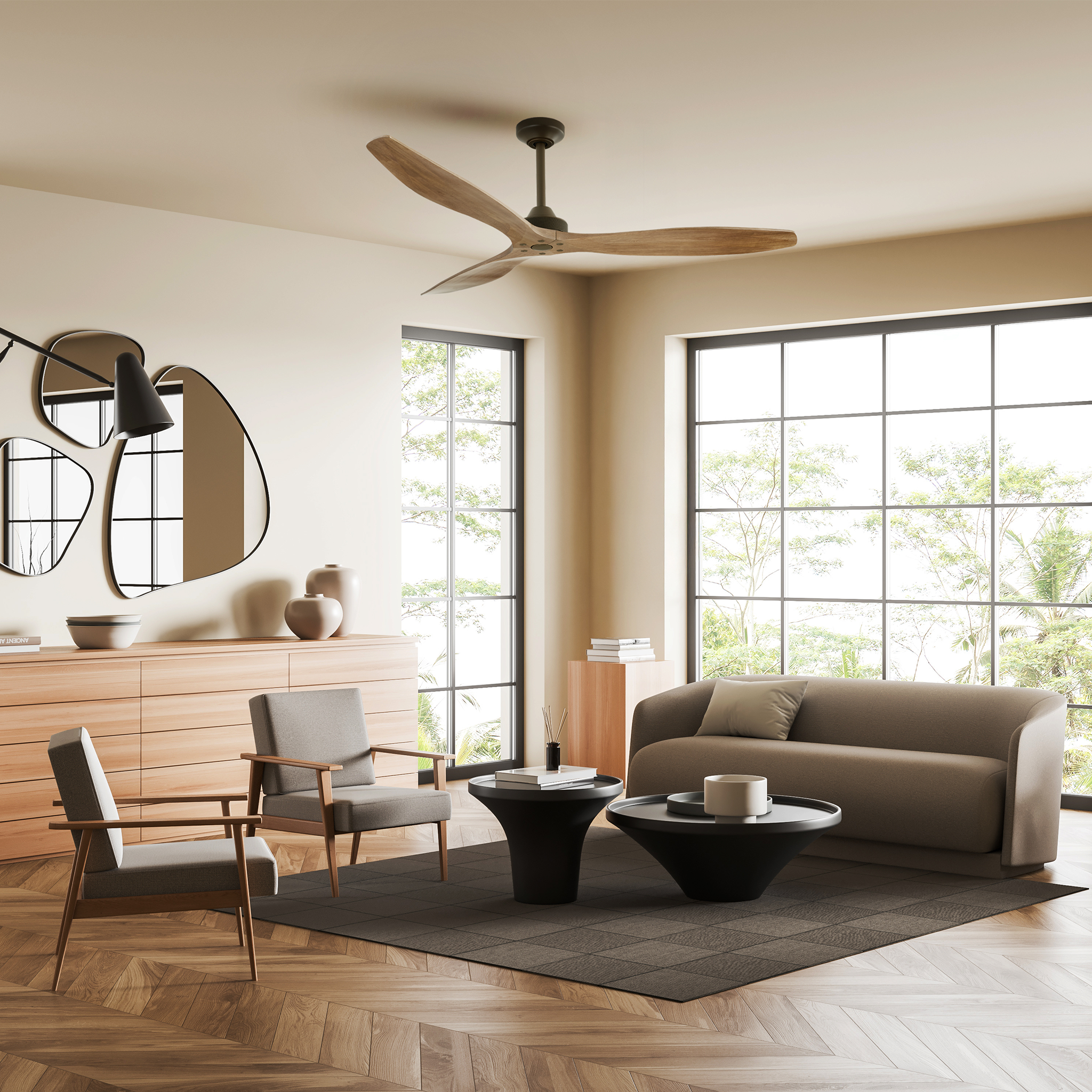 HEXANOVA 52" SMART CEILING FAN - robinsonco.ca