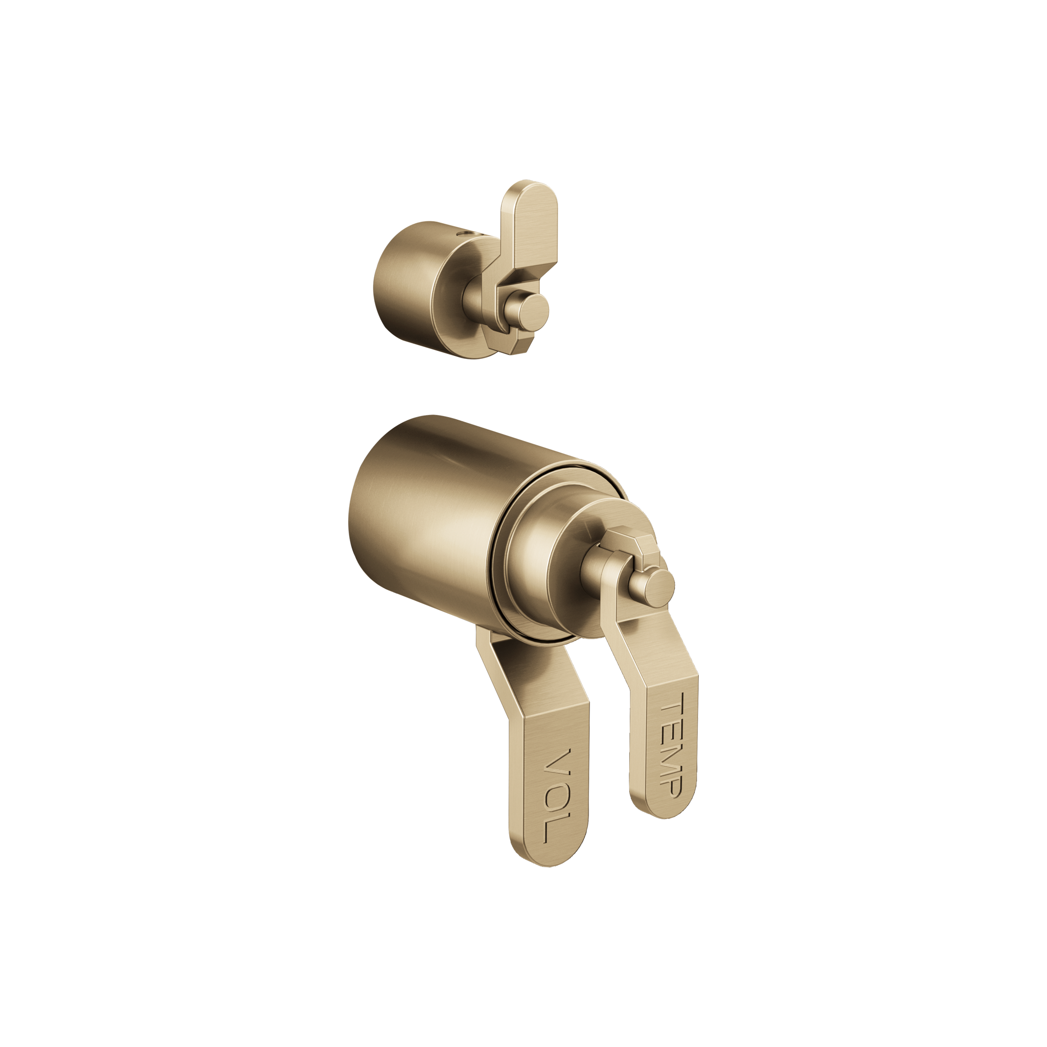 LITZE® TEMPASSURE® THERMOSTATIC VALVE WITH DIVERTER TRIM HANDLE KIT - INDUSTRIAL LEVER - robinsonco.ca