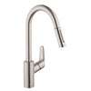 FOCUS PULL-DOWN 2-SPRAY HIGHARC KITCHEN FAUCET