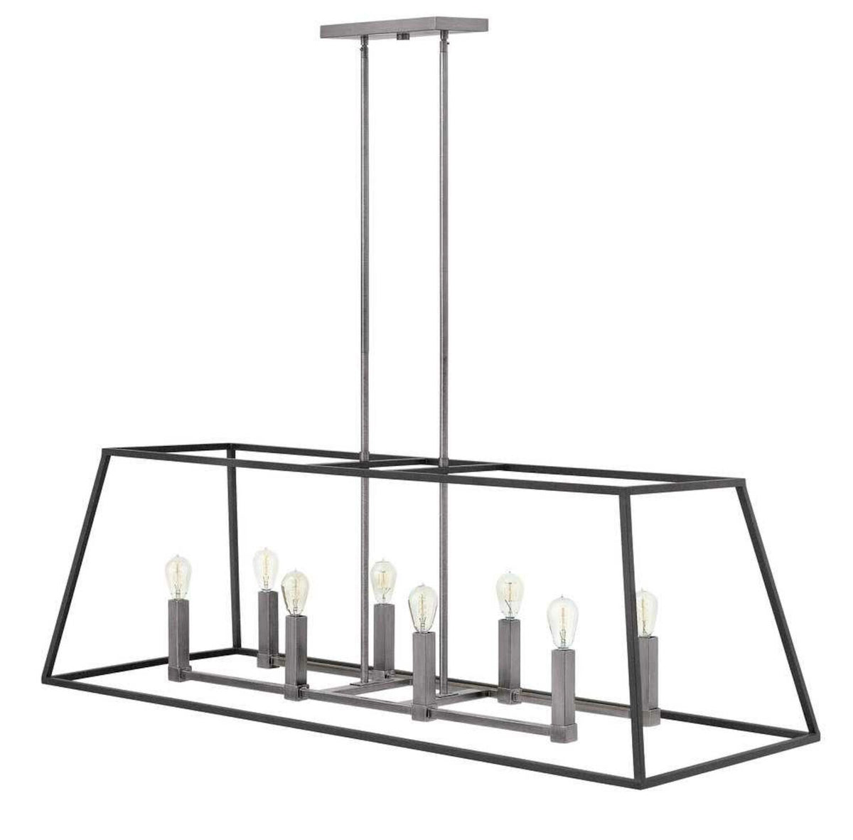 FULTON 8-LIGHT OPEN FRAME LINEAR CHANDELIER - robinsonco.ca