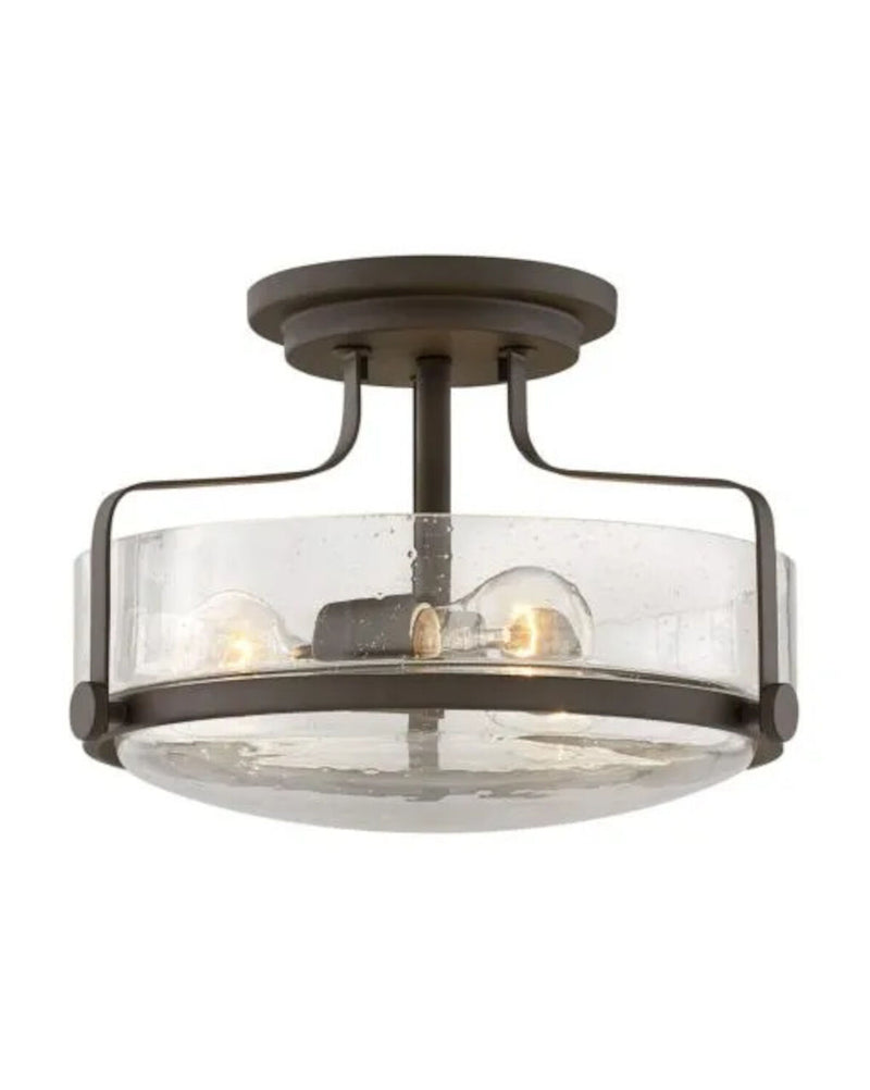 HARPER 14.5-INCH THREE LIGHT SEMI-FLUSH MOUNT - robinsonco.ca