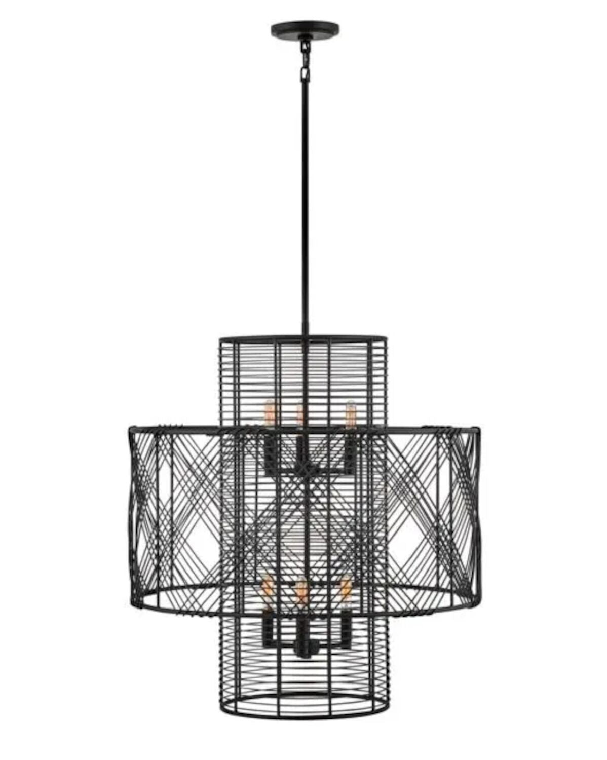 NIKKO 26-INCH MEDIUM MULTI TIER CHANDELIER