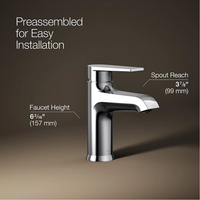 HINT SINGLE-HANDLE BATHROOM SINK FAUCET - robinsonco.ca