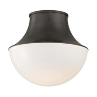 LETTIE 14.75" ONE LIGHT FLUSH MOUNT - robinsonco.ca