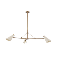 Andersen Chandelier by Hudson Valley in Soft Sand finish