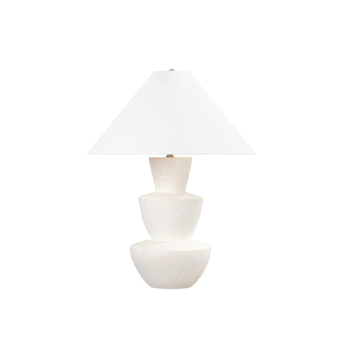Kamas Table Lamp in ivory texture by by Hudson Valley