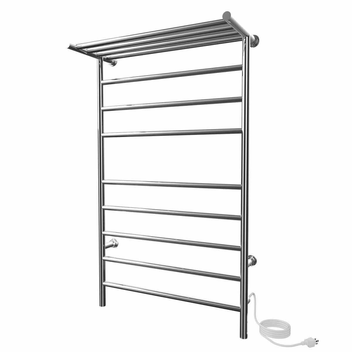 KONTOUR 24-INCHX40-INCH KONTOUR ANGLE TOWEL WARMER WITH SHELF