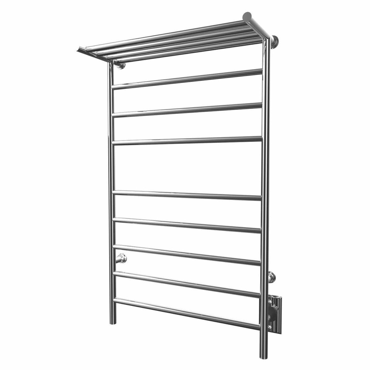 KONTOUR 24-INCHX40-INCH KONTOUR ANGLE TOWEL WARMER WITH SHELF - robinsonco.ca