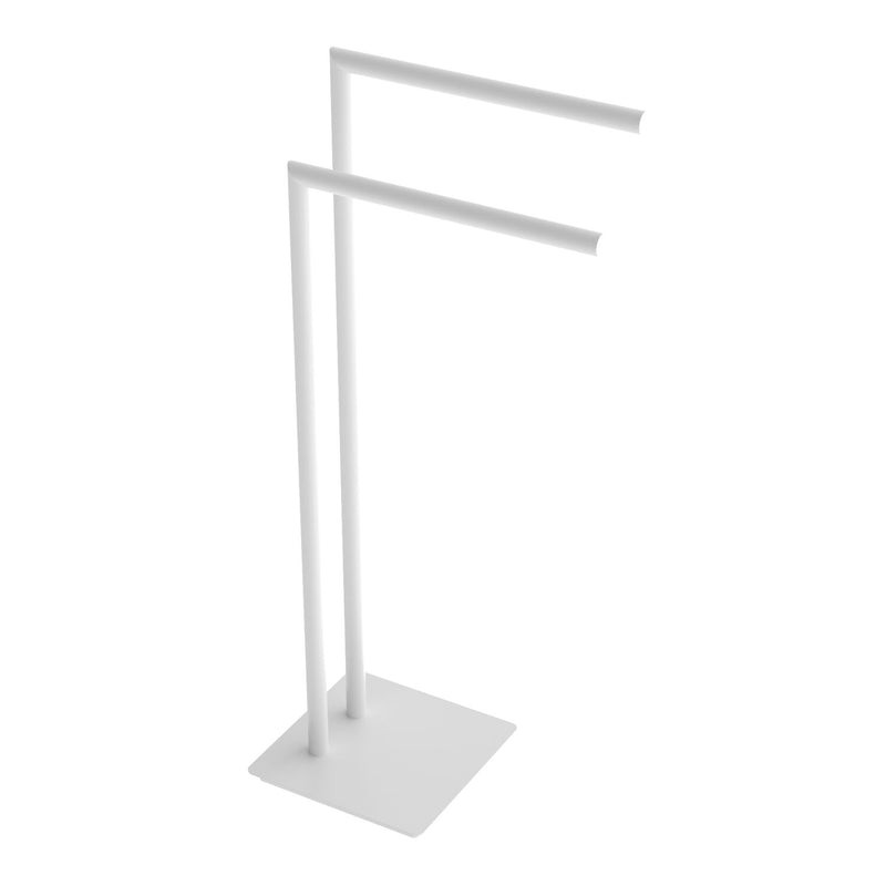 VOLKANO FREESTANDING DOUBLE TOWEL BAR - robinsonco.ca