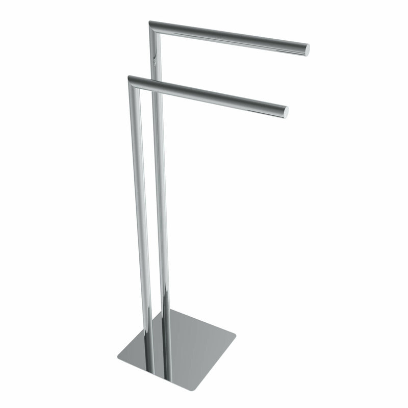 VOLKANO FREESTANDING DOUBLE TOWEL BAR - robinsonco.ca