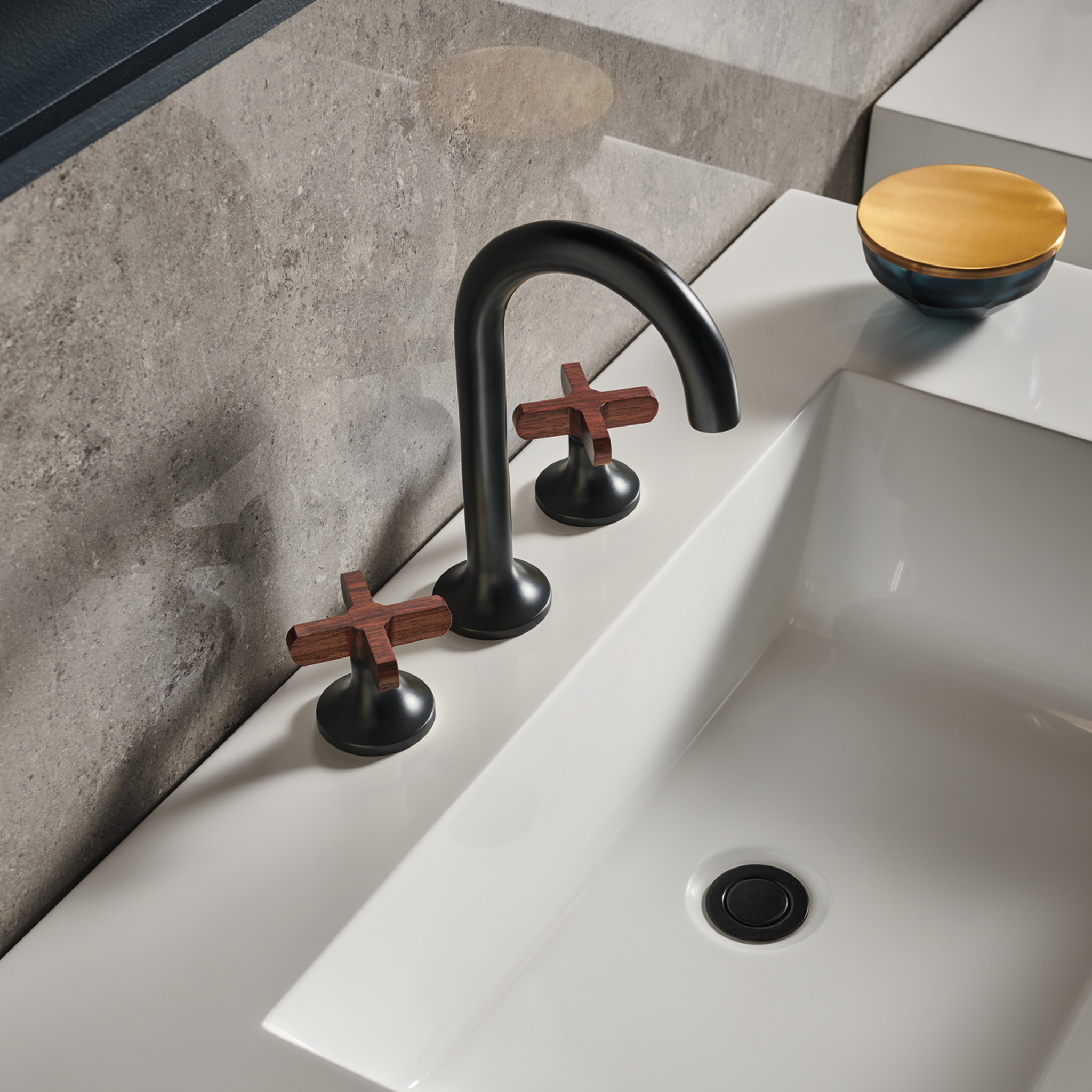 JASON WU WIDESPREAD LAVATORY LOW CROSS HANDLES - robinsonco.ca