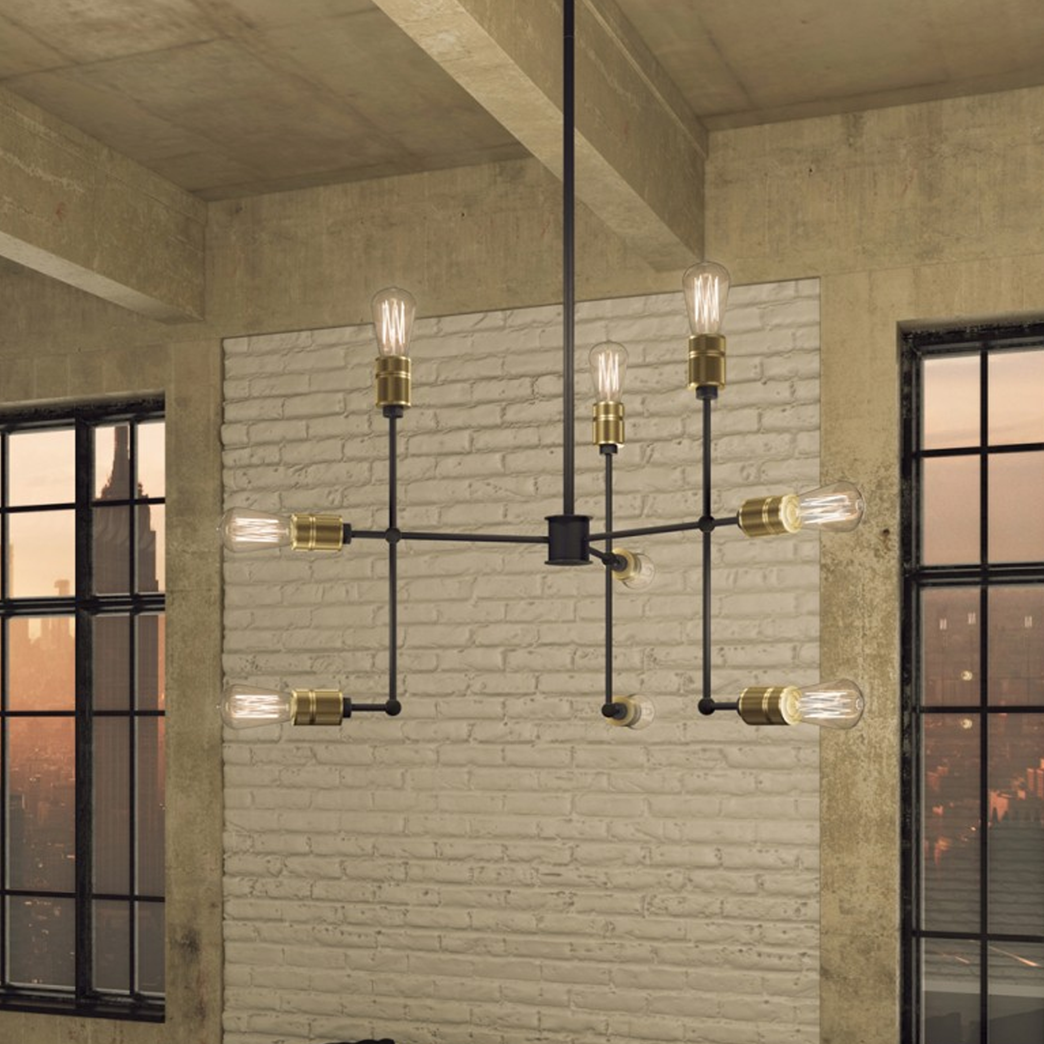 JERSEY 9-LIGHT CHANDELIER - robinsonco.ca