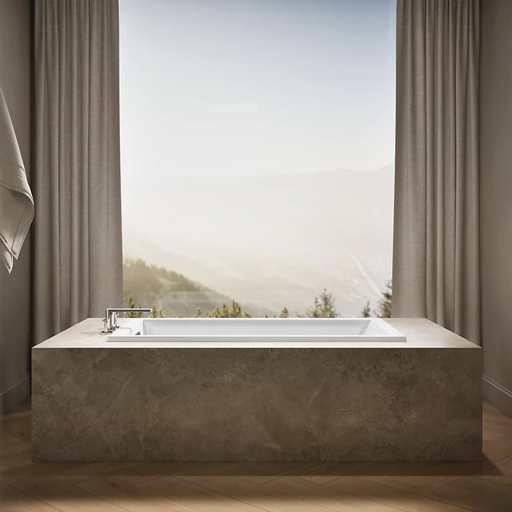 UNDERSCORE RECTANGLE 60 X 32 INCHES DROP-IN BATHTUB - robinsonco.ca