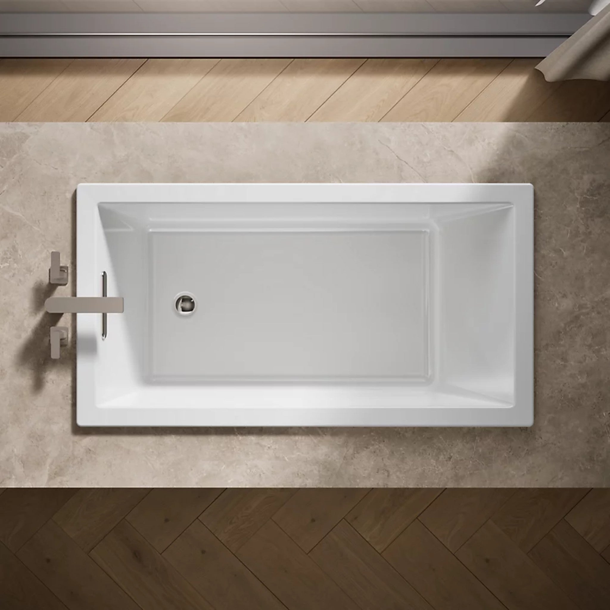 UNDERSCORE RECTANGLE 60 X 32 INCHES DROP-IN BATHTUB - robinsonco.ca