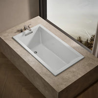 UNDERSCORE RECTANGLE 60 X 32 INCHES DROP-IN BATHTUB - robinsonco.ca