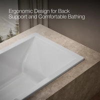 UNDERSCORE RECTANGLE 66 X 32 INCHES DROP-IN BATHTUB - robinsonco.ca