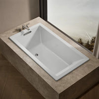 UNDERSCORE RECTANGLE 66 X 32 INCHES DROP-IN BATHTUB - robinsonco.ca