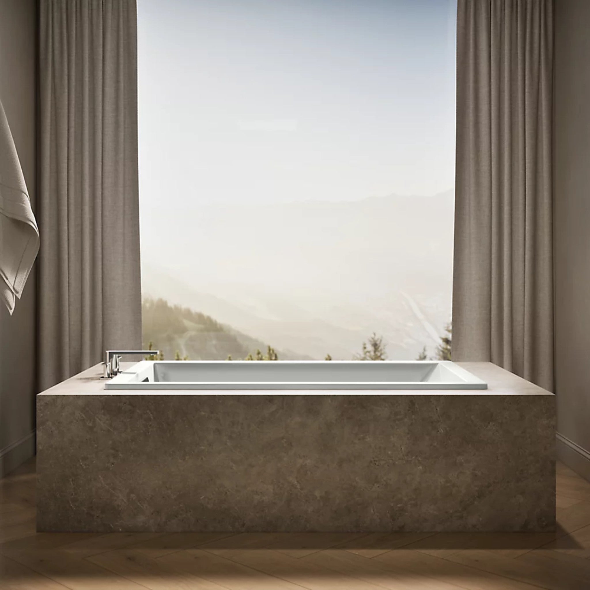 UNDERSCORE RECTANGLE 66 X 32 INCHES DROP-IN BATHTUB - robinsonco.ca