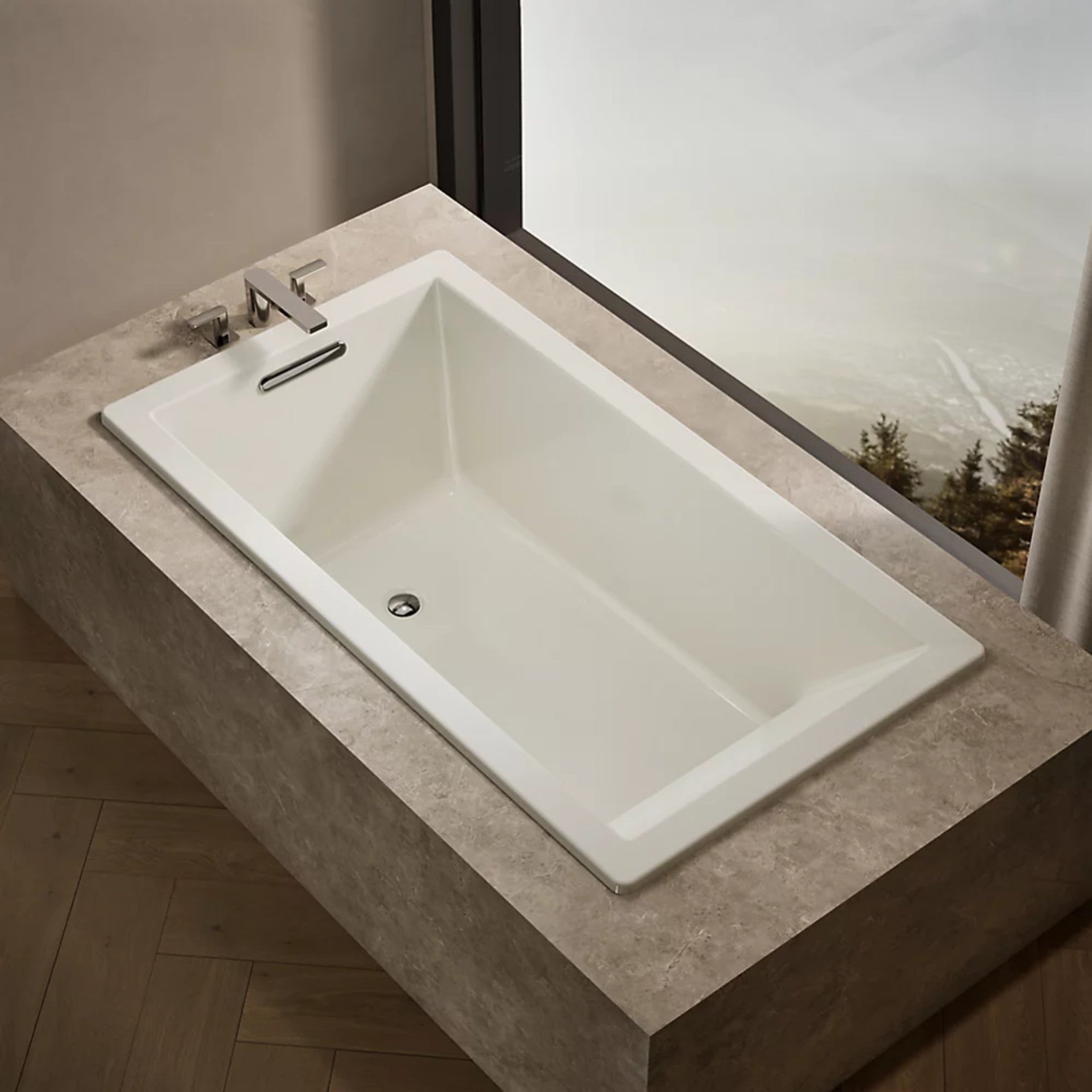 UNDERSCORE RECTANGLE 66 X 32 INCHES DROP-IN BATHTUB - robinsonco.ca