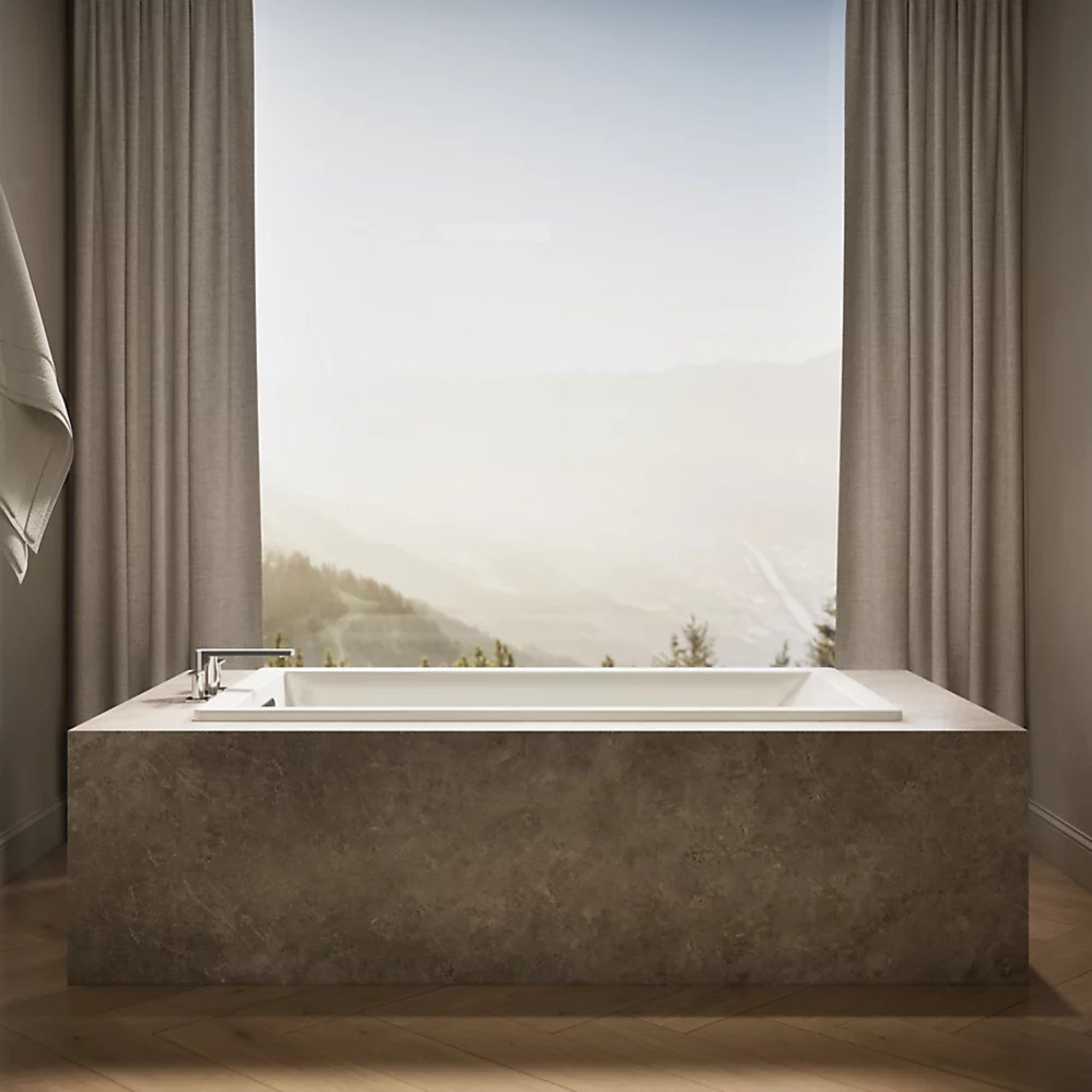 UNDERSCORE RECTANGLE 66 X 32 INCHES DROP-IN BATHTUB - robinsonco.ca