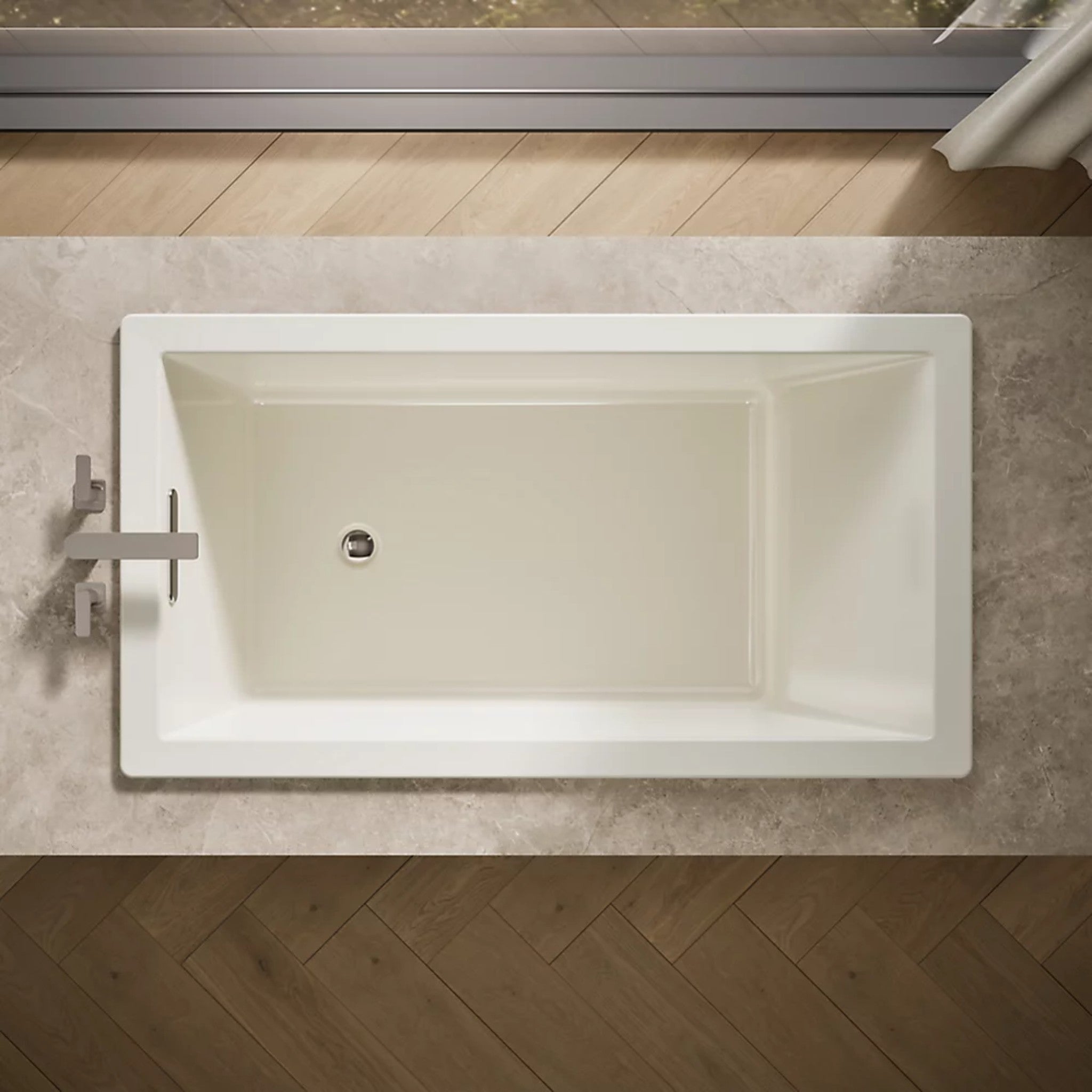 UNDERSCORE RECTANGLE 66 X 32 INCHES DROP-IN BATHTUB - robinsonco.ca