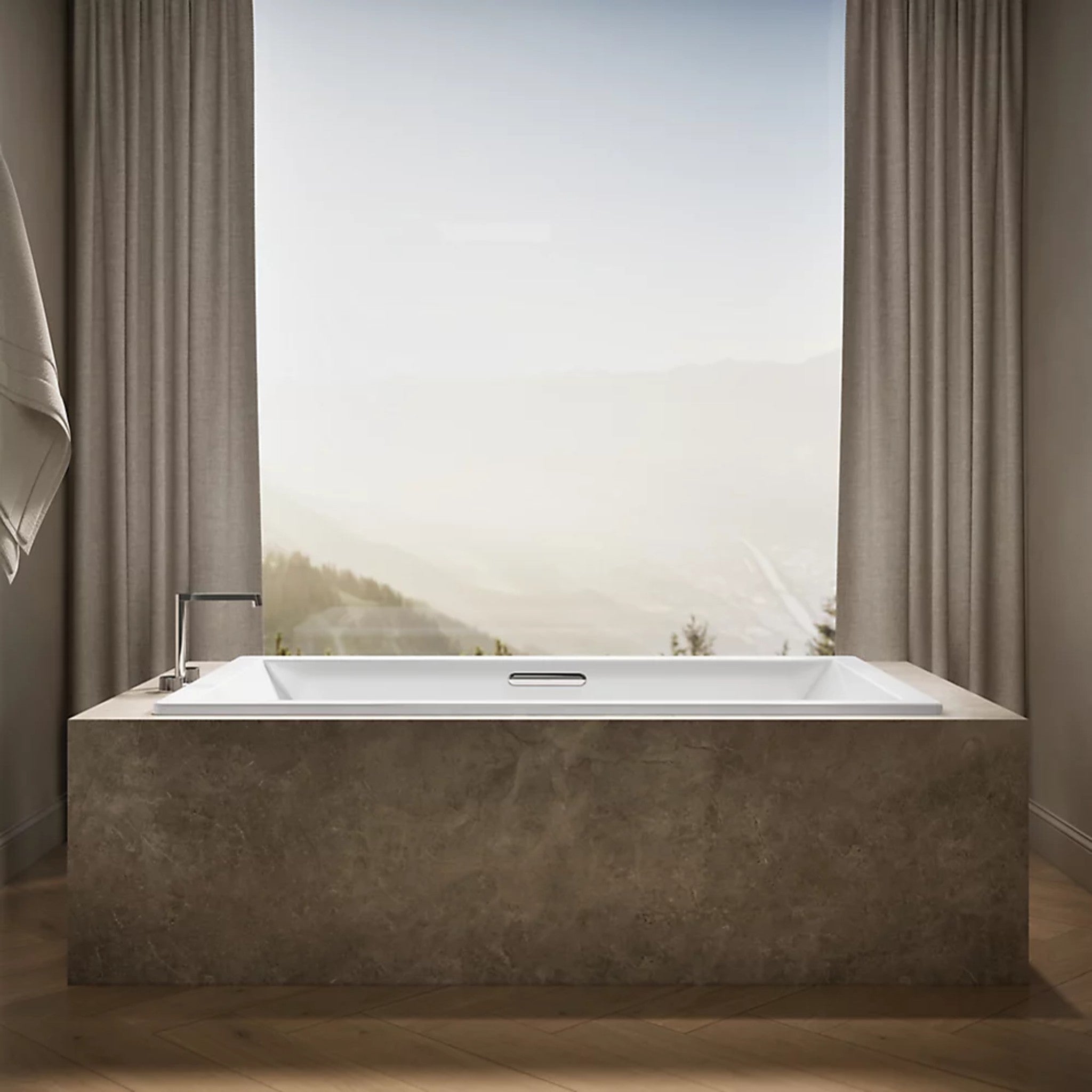 UNDERSCORE RECTANGLE 72 X 42 INCHES DROP-IN BATHTUB - robinsonco.ca