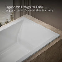 UNDERSCORE RECTANGLE 72 X 42 INCHES DROP-IN BATHTUB - robinsonco.ca