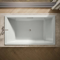 UNDERSCORE RECTANGLE 72 X 42 INCHES DROP-IN BATHTUB - robinsonco.ca