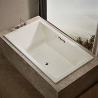 UNDERSCORE RECTANGLE 72 X 42 INCHES DROP-IN BATHTUB - robinsonco.ca