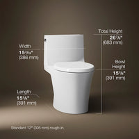 VEIL ONE-PIECE ELONGATED TOILET WITH SKIRTED TRAPWAY AND DUAL-FLUSH - robinsonco.ca
