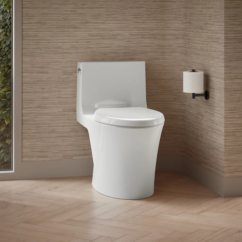 VEIL ONE-PIECE ELONGATED TOILET WITH SKIRTED TRAPWAY AND DUAL-FLUSH - robinsonco.ca