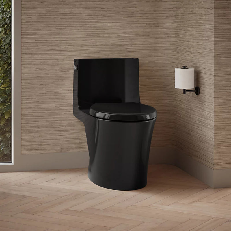 VEIL ONE-PIECE ELONGATED TOILET WITH SKIRTED TRAPWAY AND DUAL-FLUSH - robinsonco.ca