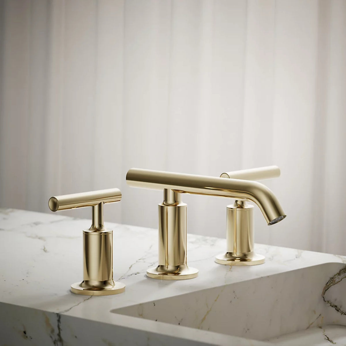 PURIST WIDESPREAD BATHROOM SINK FAUCET WITH LEVER HANDLES - robinsonco.ca