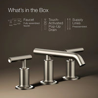 PURIST WIDESPREAD BATHROOM SINK FAUCET WITH LEVER HANDLES - robinsonco.ca